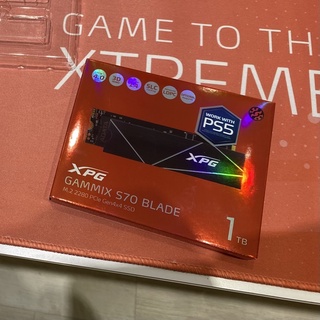 ADATA 威剛 XPG GAMMIX S70 BLADE 1TB 任選 固態硬碟 PS5相容