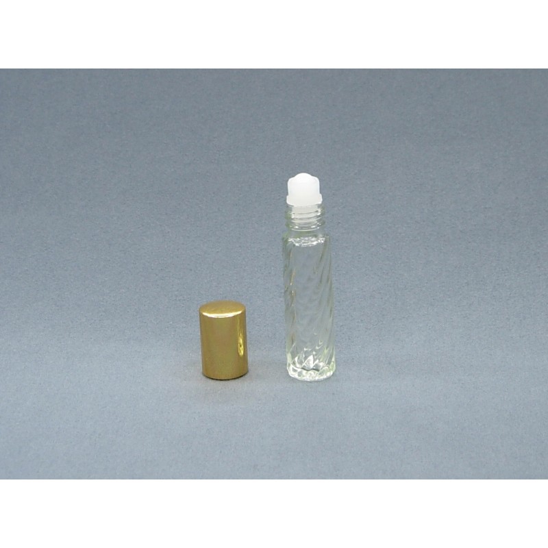 花紋玻璃滾珠瓶10ml(塑膠頭)(商品100%台灣製造)分裝瓶，可填裝百靈油，精油，按摩油