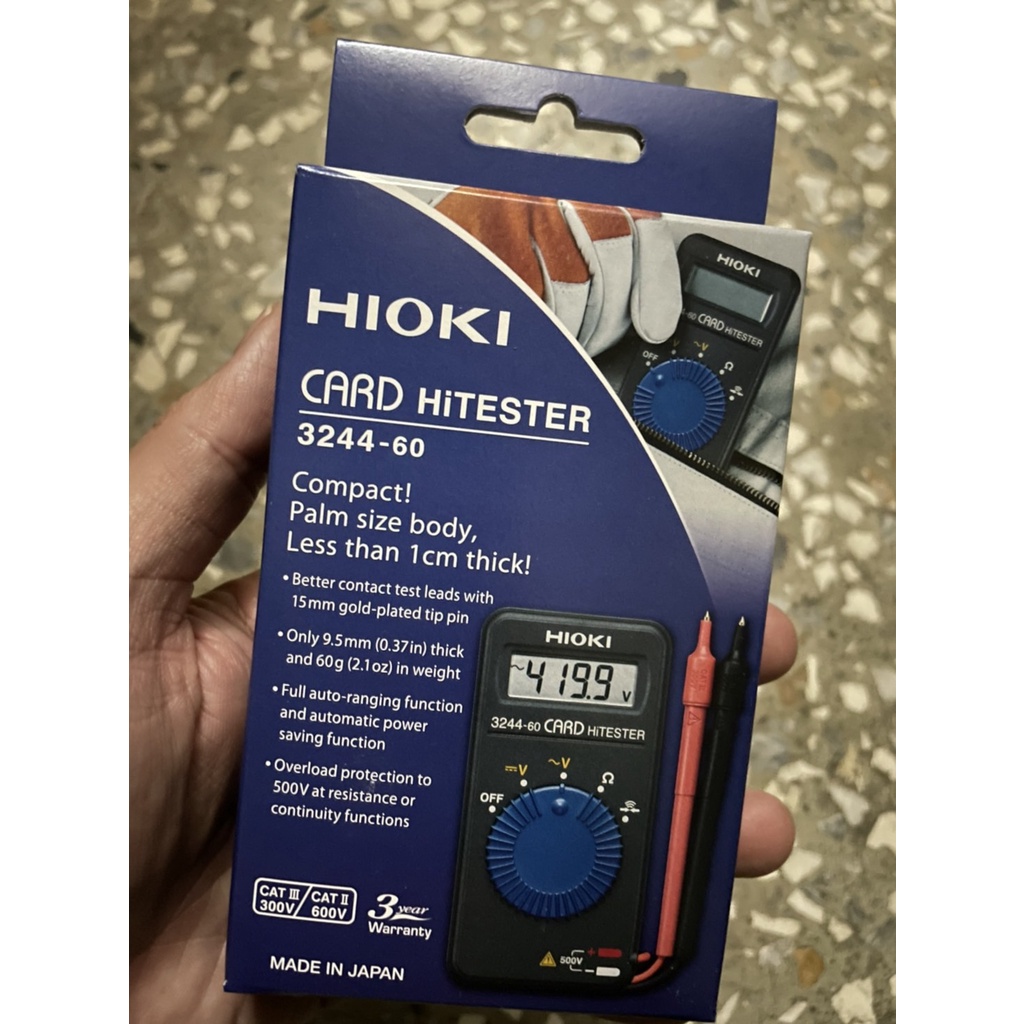 HIOKI 三用電錶 3244-60 袖珍型 日本製