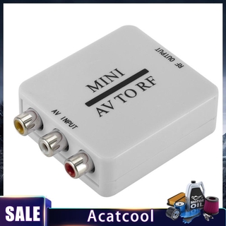 Acatcool✔視頻轉換器 AV to RF 支持RF67.25Mhz 61.25Mhz AV轉RF放大器電視切換器