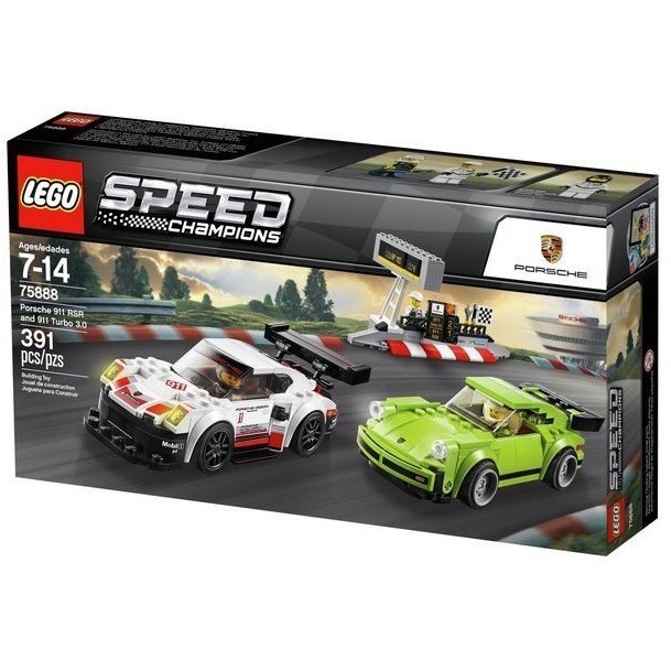 郁峰模型 ~ LEGO/樂高積木 Speed 75888 Porsche 911 RSR &amp; 911 Turbo 3.0