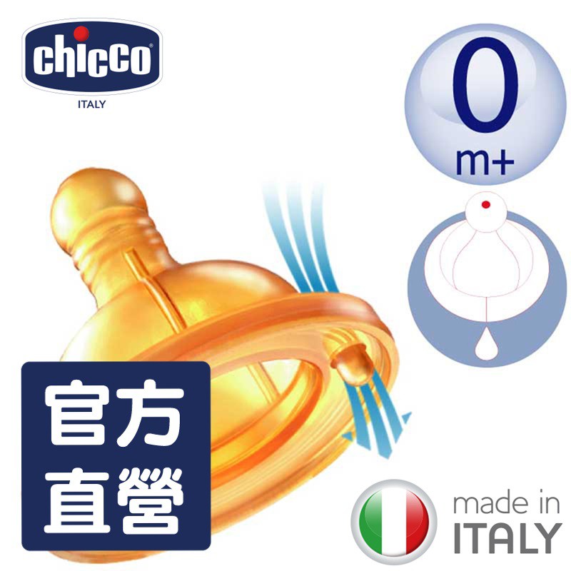 chicco-chicco-舒適哺乳-乳膠奶嘴小單孔-一般流量(0m+適用) (2入)