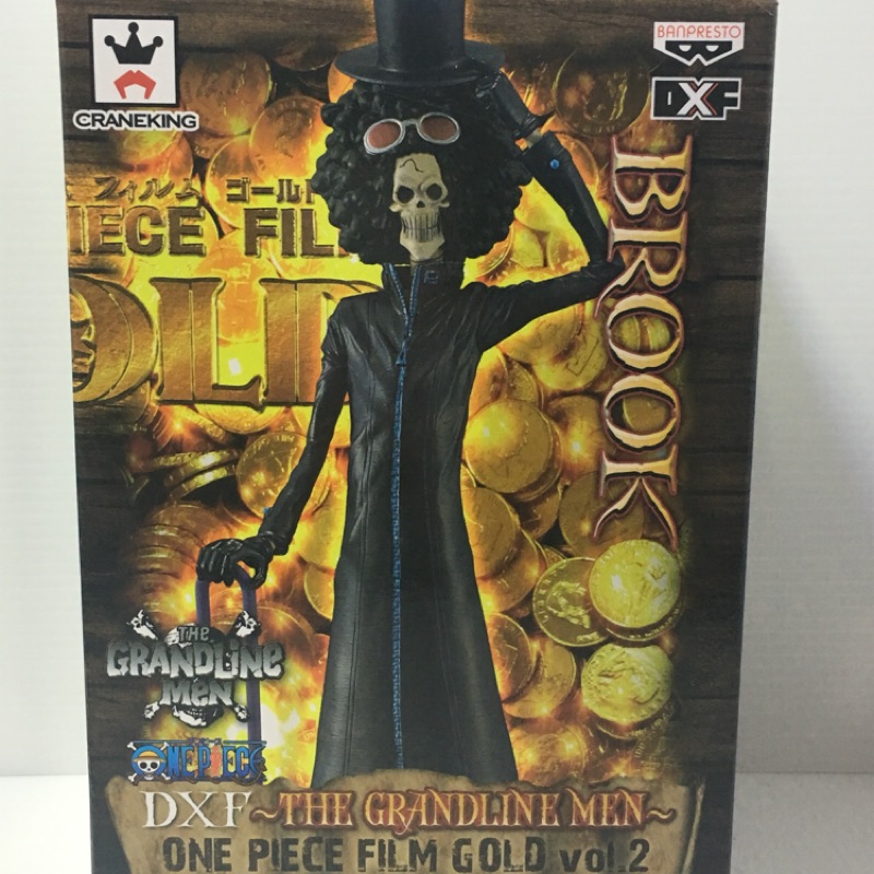 【台灣代理版 】電影版 DXF ONE PIECE GOLD VOL.2 單售 布魯克 BROOK 海賊王 航海王 公仔