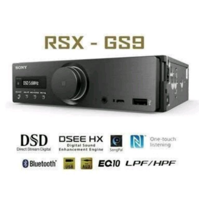 【泓享汽車音響】SONY RSX-GS9 車載式 媒體音響主機 Hi-Res 原聲播放 DSD5.6MHz