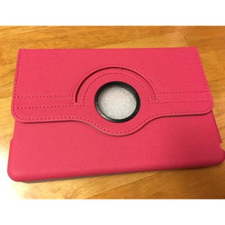 Mini iPad 專用皮套-亮眼桃紅色