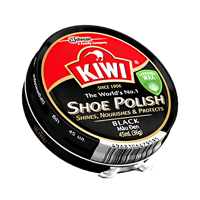 【KIWI 奇偉】巴西棕櫚蠟鞋油-黑色(45ml/36g)【妮妮小舖】