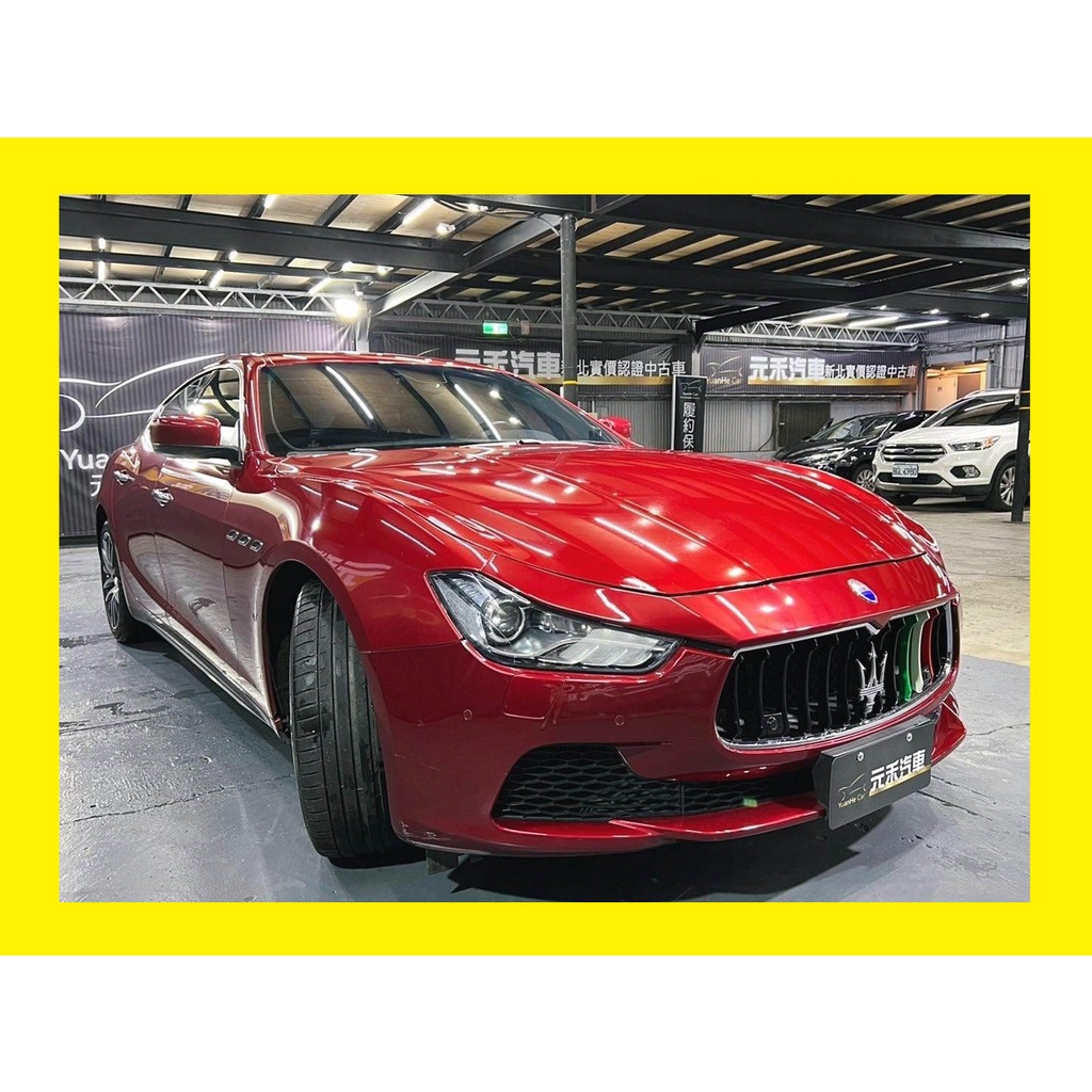(103)正2015年出廠 Maserati Ghibli 3.0 V6 Premium 汽油 璀璨紅
