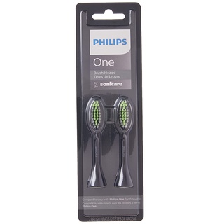 Philips One Sonicare BH1022/06 黑色 2入補充替換牙刷頭 適用 HY1200/06電動牙刷