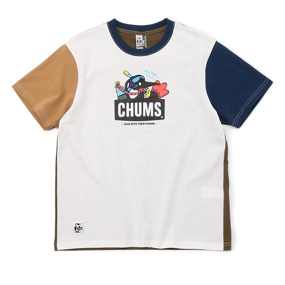 CHUMS Scuba Diving Booby 男 美國棉短袖T恤 Crazy CH011836C004
