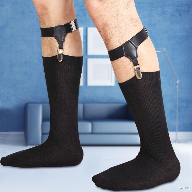 新品熱銷男士襪夾腿環吊襪帶 歐美正裝紳士小腿襪防滑 TNT男絲襪夾棉襪夾