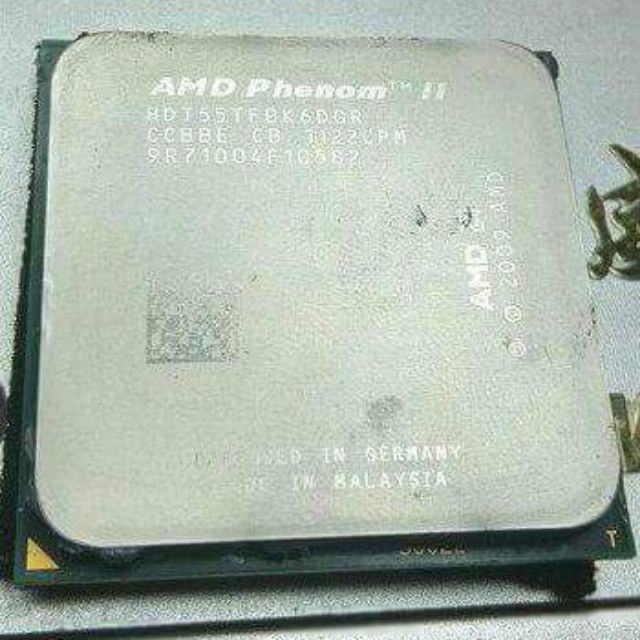 良品 AMD AM3 6核心 Phenom II X6 1055T 2.8G 付原廠銅底風扇