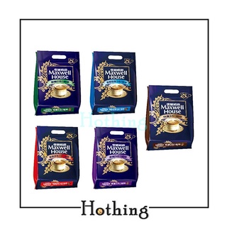 【Hothing】『一筆訂單限12袋』Maxwell麥斯威爾 三合一即溶咖啡 無糖二合一 特濃 拿鐵 香醇原味 香醇低脂