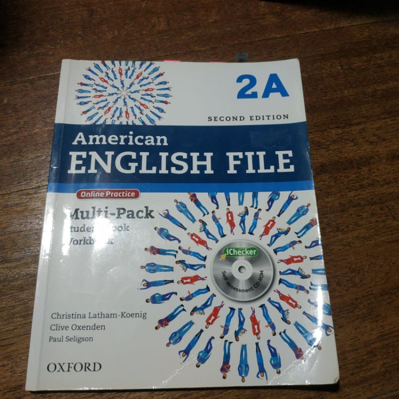 American ENGLISH FILE 2A 英文課本 二手書 有付光碟！