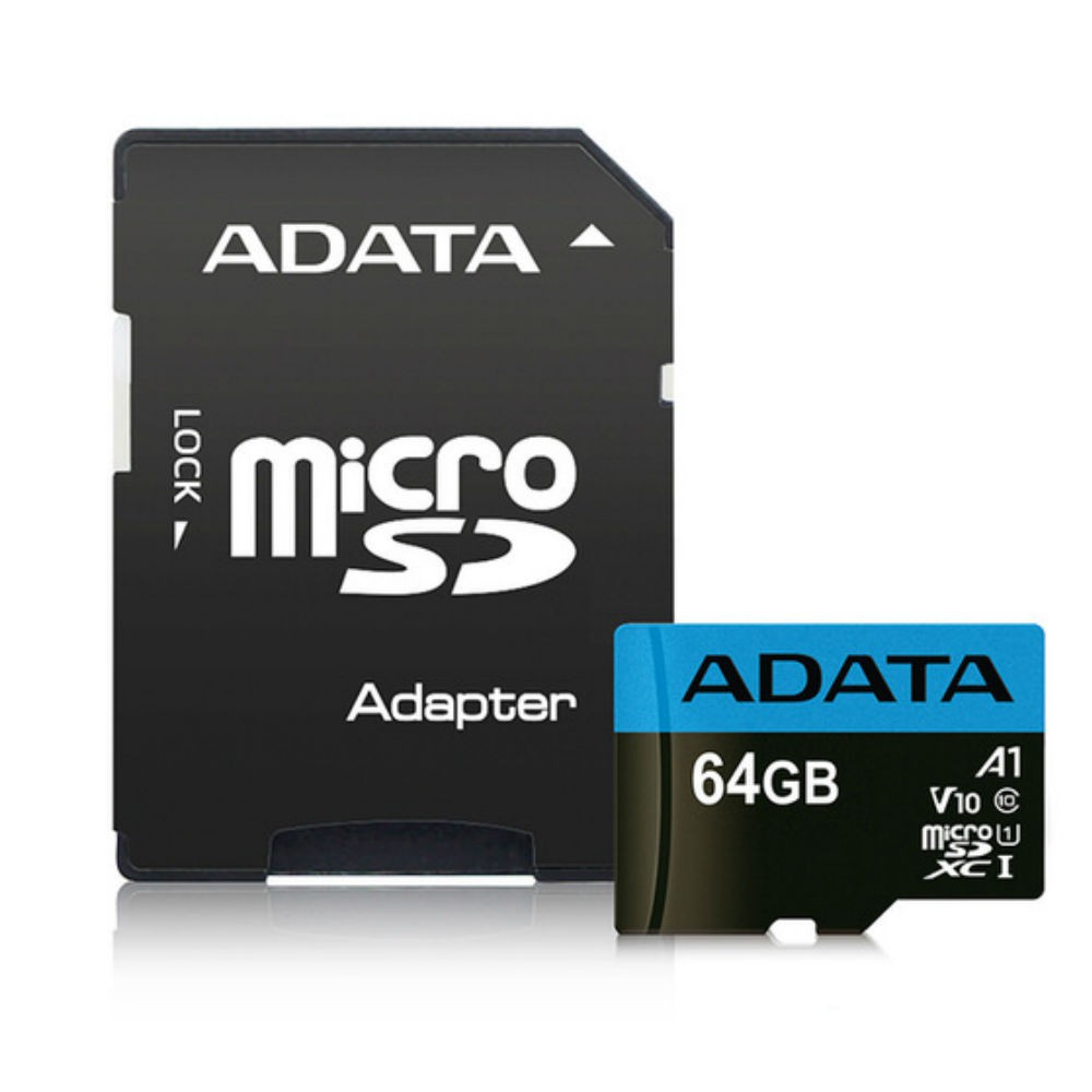【蝦皮直營】威剛 ADATA Premier microSDXC A1 64GB記憶卡(附轉卡)
