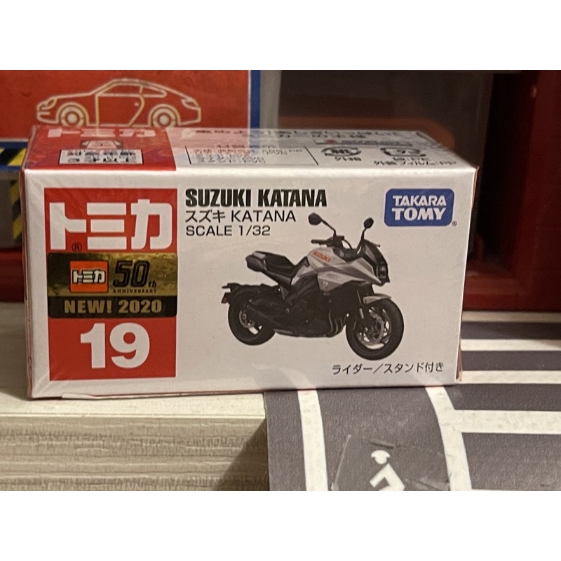 TOMICA tomica 19 Suzuki katana 50週年 2020新車貼 鈴木重機 摩托車 多美小汽車