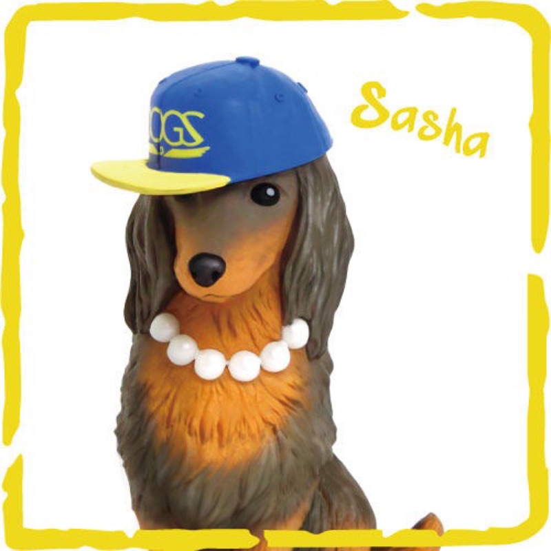 [ 盒玩 ] FANCY PETS Ryan's Favorite Dog _單售 棒球帽珍珠項鍊臘腸狗Sasha 臘腸