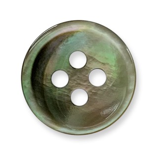 7234 天然貝殼釦 珠母貝(黑蝶貝) 4孔貝殼釦 天然系列 10入/組【恭盟】
