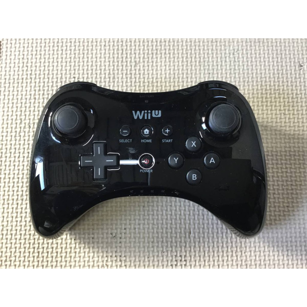 遊戲歐汀 Wii U PRO 黑色無限控制器 原廠