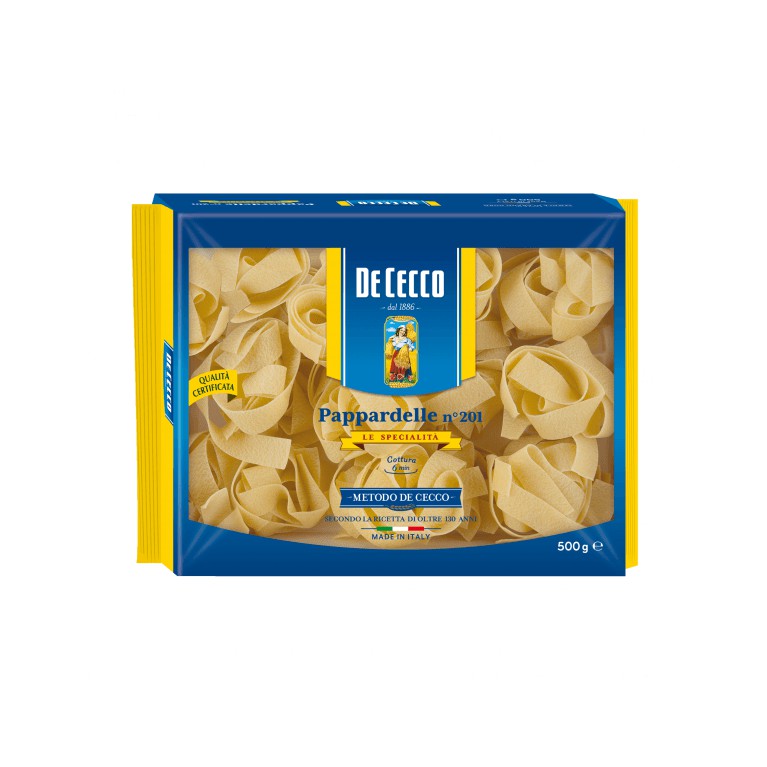 DE CECCO 得科 寬版 鳥巢義大利麵 500g PAPPARDELLE N.201 義大利麵 拌炒 焗烤 鳥巢麵