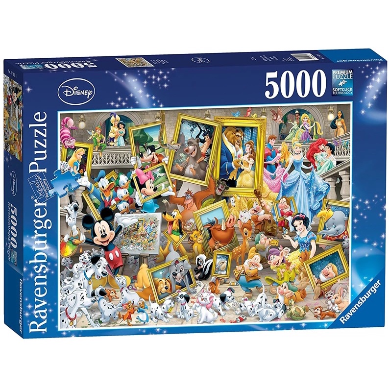 【小梅子拼圖 Ravensburger 17432】5000片 153×101cm 迪士尼 米奇 公主 Mickey