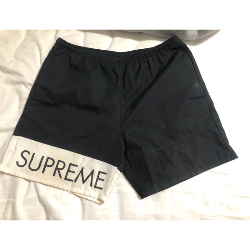 supreme banner shorts