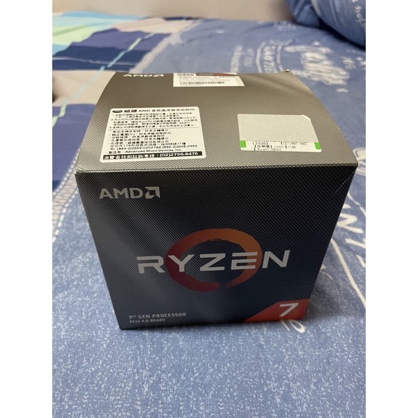 《二手》AMD Ryzen 3800X 3.9Ghz 八核心 CPU-----原廠含風扇