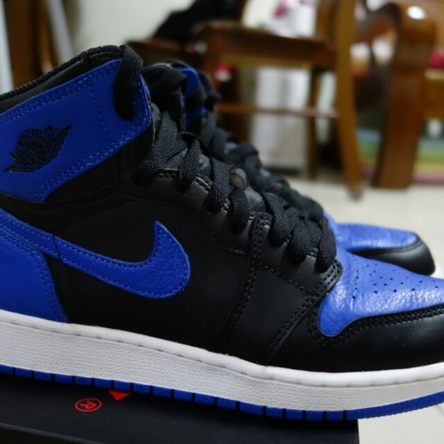 us6.5 二手Nike Jordan 1 Royal blue AJ1 OG 跟bred black toe 經典