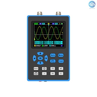 DSO2512G 120M帶寬便攜手持式雙通道示波器2.8英寸顯示屏10mV最小垂直靈敏度FFT頻譜分析正弦波/方波/三