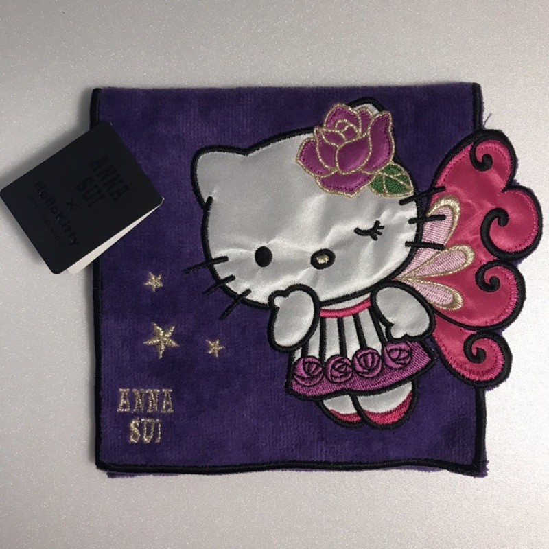 ❤️寶寶商店❤️ Anna SUI x Hello kitty ,毛巾小袋