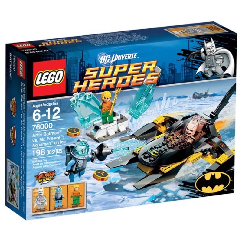 【現貨】LEGO超級英雄系列樂高76000極地蝙蝠俠vs.急凍人Arctic Batman vs. Mr. Freeze