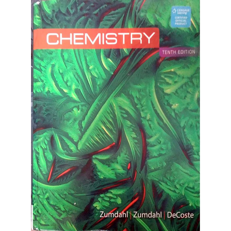 普通化學 Chemistry | 10e  Zumdahl / Zumdahl / DeCoste 原文書