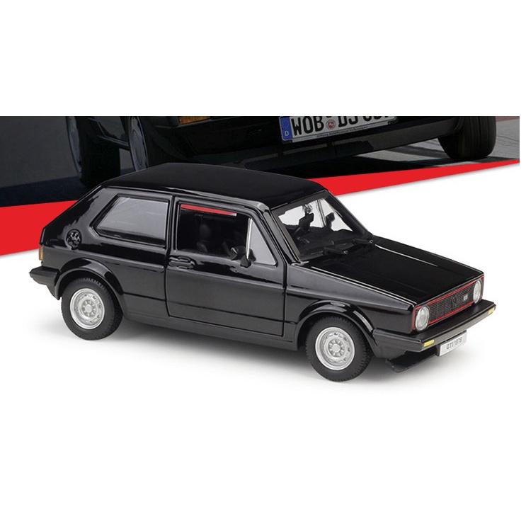 「車苑模型」 Burago 1:24  Volkswagen  GOLF Mk1 GTI