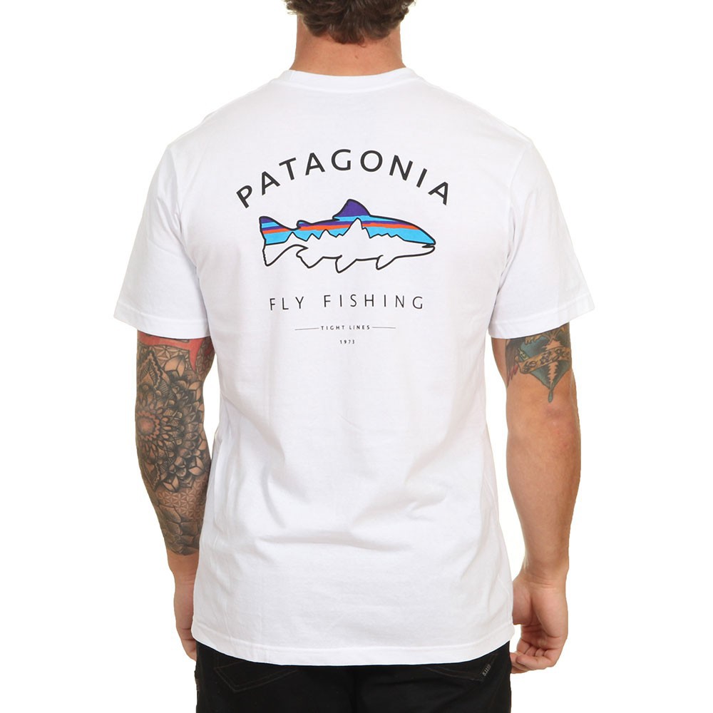 Shopa 現貨patagonia Framed Fitz Roy Trout 鱒魚短tee T恤3色 蝦皮購物