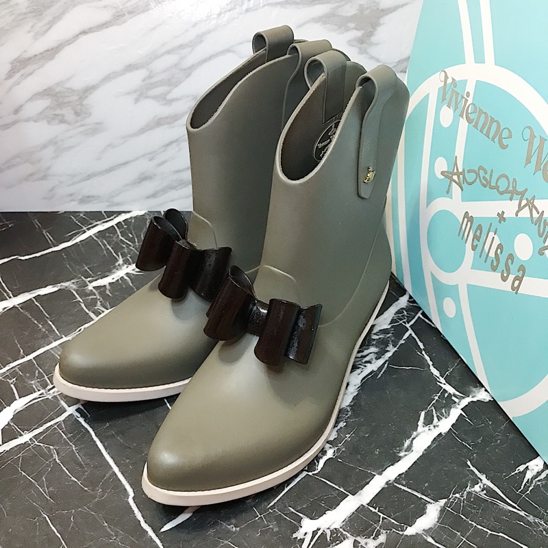 Vivienne Westwood Anglomania + Melissa Protection正版經典蝴蝶結雨靴