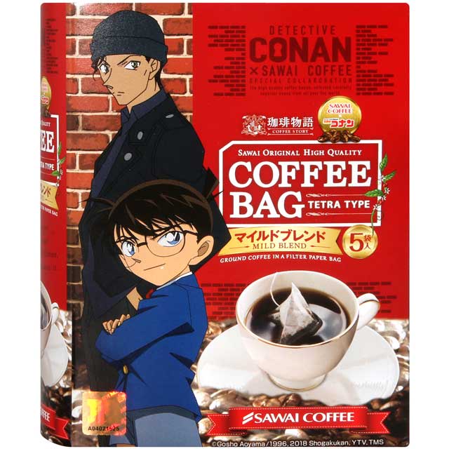 名偵探柯南-澤井咖啡x柯南三角咖啡包-溫和 (40g)