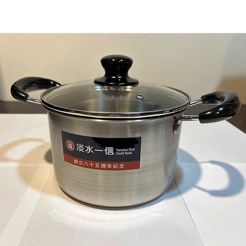 全新Dashiang 304不鏽鋼雙耳湯鍋 大容量3公升 / 火鍋 / 小高鍋