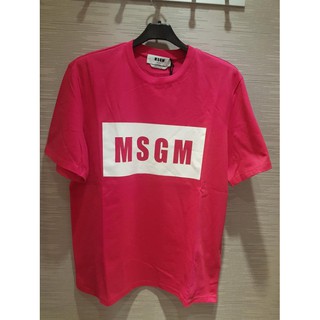*漢森精品服飾*正品 MSGM LOGO 短T 寬版~ 現貨M號