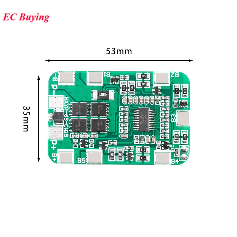 6s 22.2V 25.2V 18650 鋰電池保護板, 帶平衡 14A 鋰離子 Lipo PCB BMS 電池模塊,