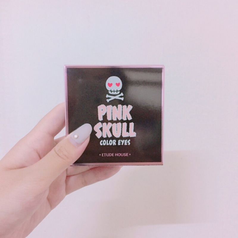 Etude house pink skull 粉紅骷髏頭 九宮格眼影盤