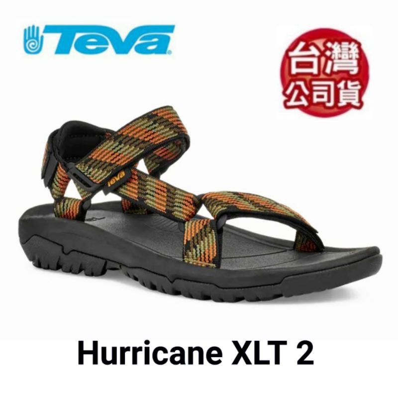 美國TEVA男款Hurricane XLT2 經典款機能運動涼鞋(橘深橄欖)TV1019234BDOM