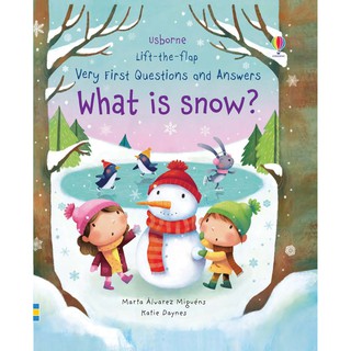 【樣書】<Usborne> What is snow? 翻翻書 英文童書