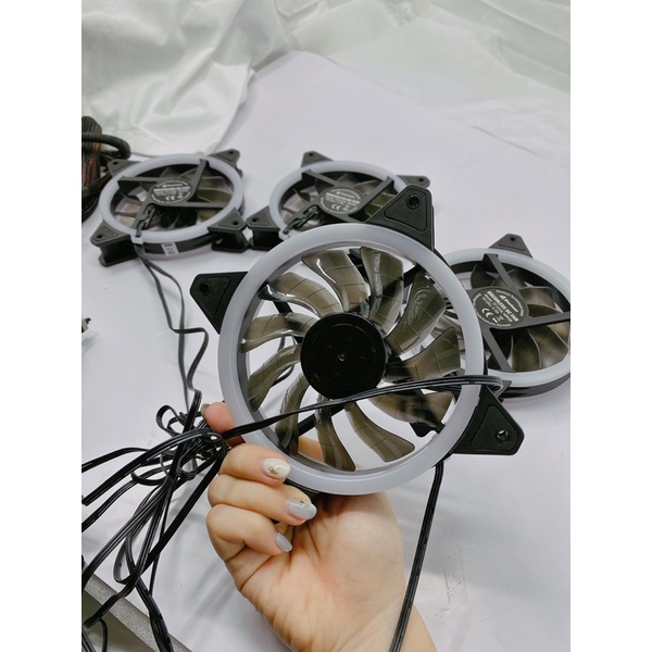（全新現貨整組賣）12CM Sharkoon德國旋剛ARGB 12公分電腦散熱風扇 靜音風扇 散熱器 機箱風扇 機殼風扇