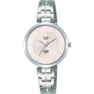 【ALBA 雅柏】優雅簡約淑女太陽能腕錶 AS01-X012P(AY5001X1)