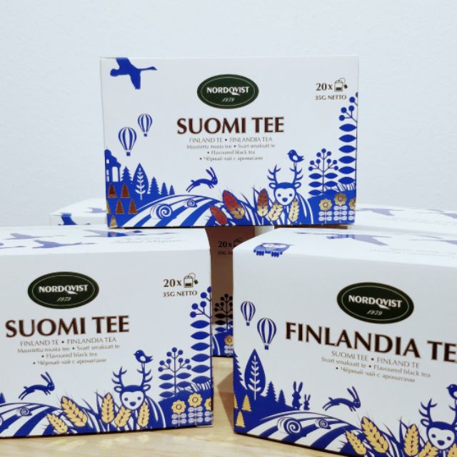 🇫🇮芬蘭🇫🇮百年紀念茶款/芬蘭茶 /藍莓紅茶(20枚入)