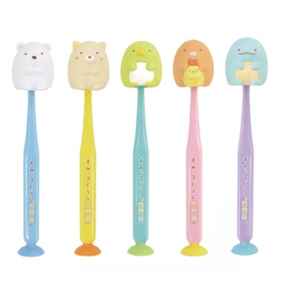 日本 角落生物造型吸盤牙刷(6Y+)-5款可選|兒童牙刷【麗兒采家】