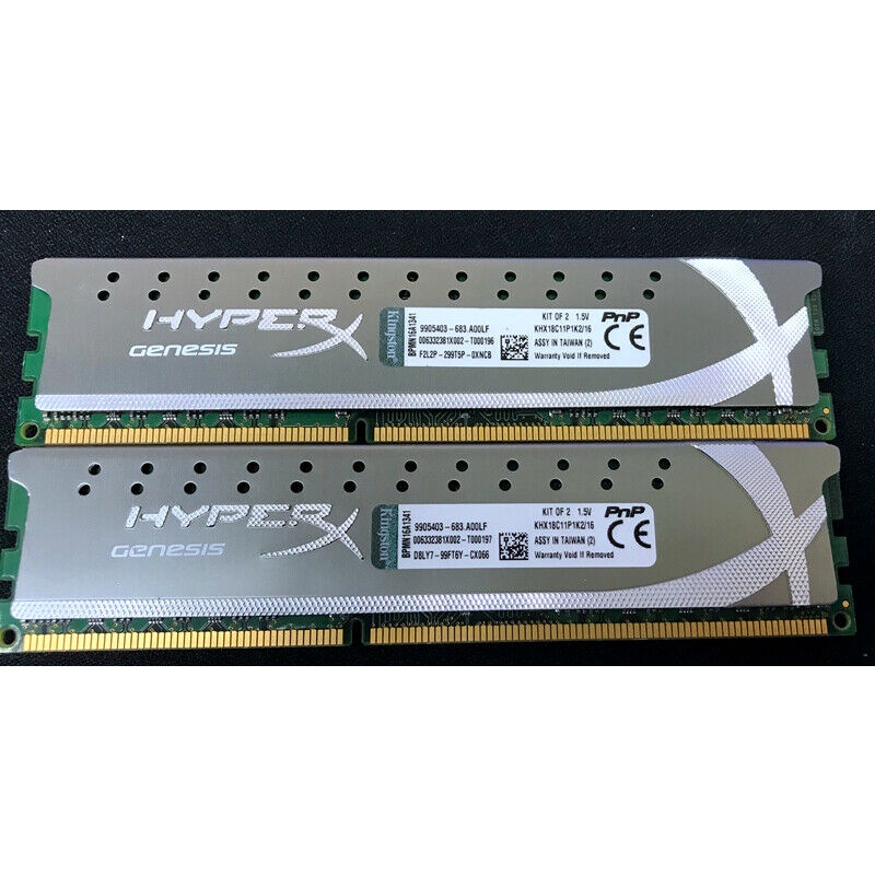 HyperX 16GB kit 2x 8GB DDR3 1866MHZ KHX18C11P1K2/16 台式