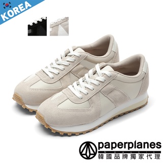 【Paperplanes】韓國空運/正韓製。輕量復古慢跑鞋運動鞋/情侶鞋男女鞋(01516共3色/現貨+預購)