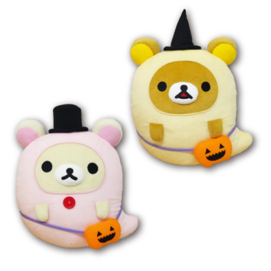 [萬聖節變裝系列]  日本購入 40公分大尺寸懶懶熊 焦糖熊 拉拉熊 變裝絨毛娃娃 牛奶熊 小白熊 甜心熊