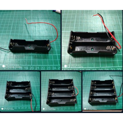 [台中現貨] 18650電池盒 帶線 串聯 並聯 1-4顆