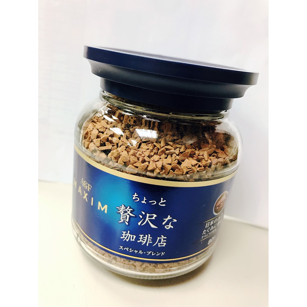 AGF  MAXIM  華麗香醇藍色（奢華）/ 箴言金咖啡  即溶咖啡 (80g)